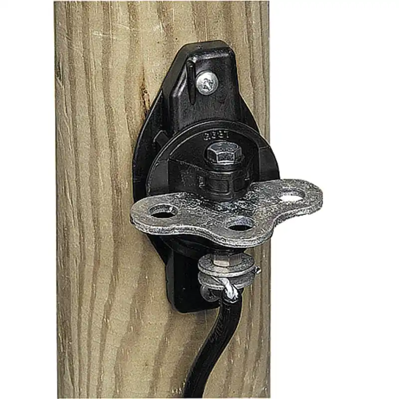 4x Weidezaun Torgriff Isolator - 3fach Platte Geprüft